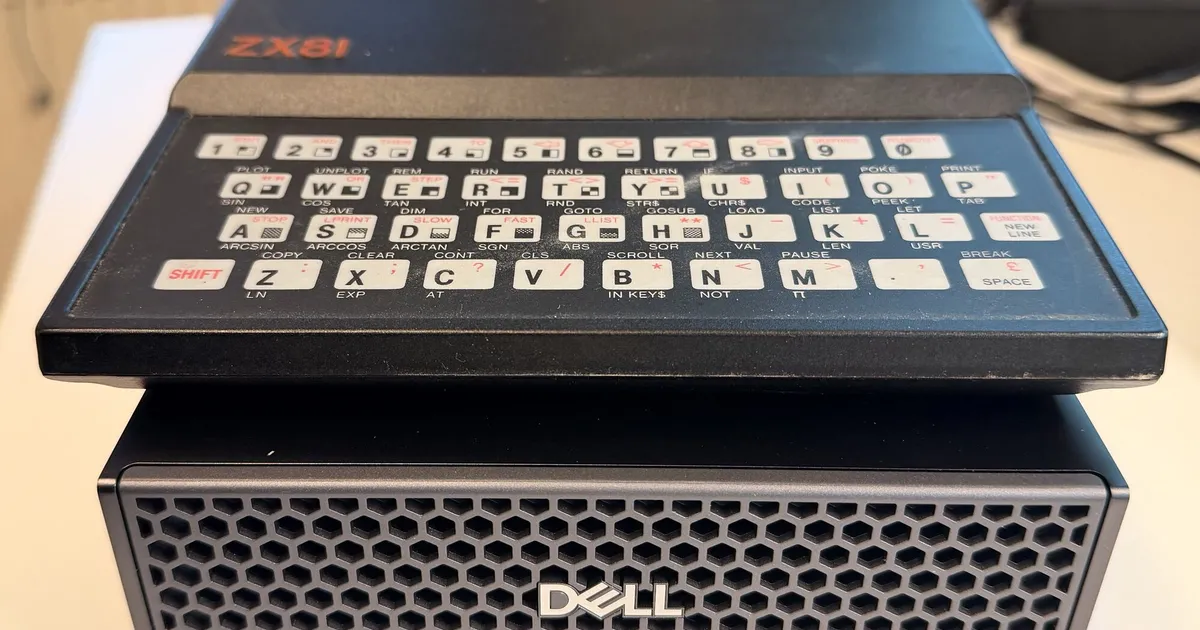 Sinclair ZX81 und DELL Pro Max GB10